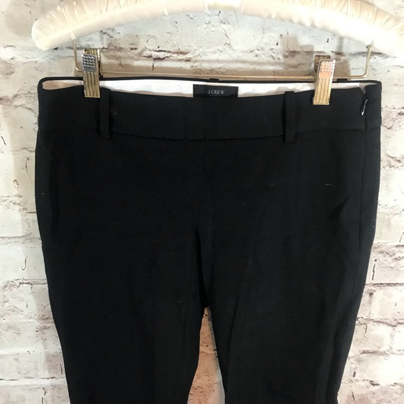 J. Crew Minnie Cropped Ankle Black Stretch Pants - Picture 3 of 6